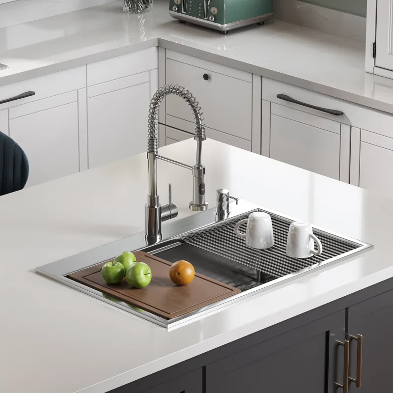 Top-mount Workstation Sink
